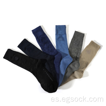 Calcetines de vestir de bambú para hombres-C